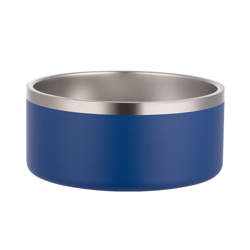 Stainless Steel Dog Bowl Inside And Outside 304 With Silica Gel Pad - Klolan