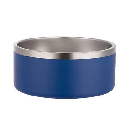 Stainless Steel Dog Bowl Inside And Outside 304 With Silica Gel Pad - Klolan