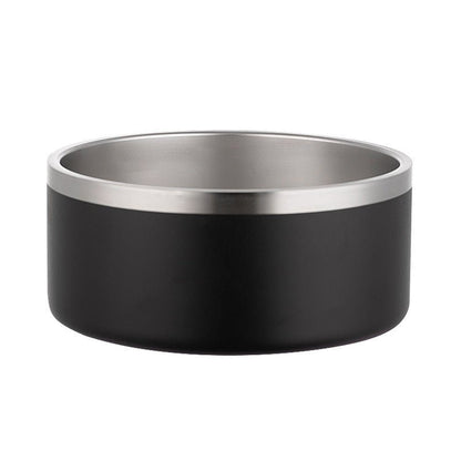 Stainless Steel Dog Bowl Inside And Outside 304 With Silica Gel Pad - Klolan