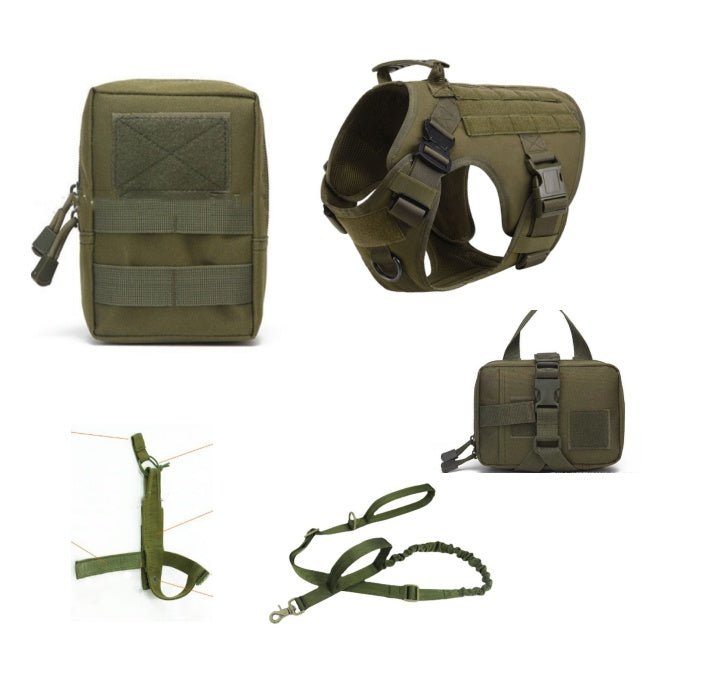 Tactical Dog Harness Pet K9 Training Vest All Breeds Dogs - Klolan