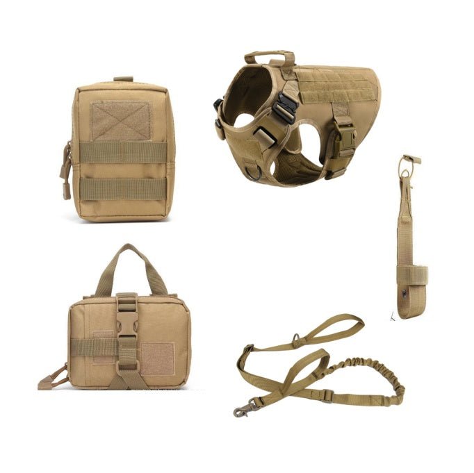 Tactical Dog Harness Pet K9 Training Vest All Breeds Dogs - Klolan