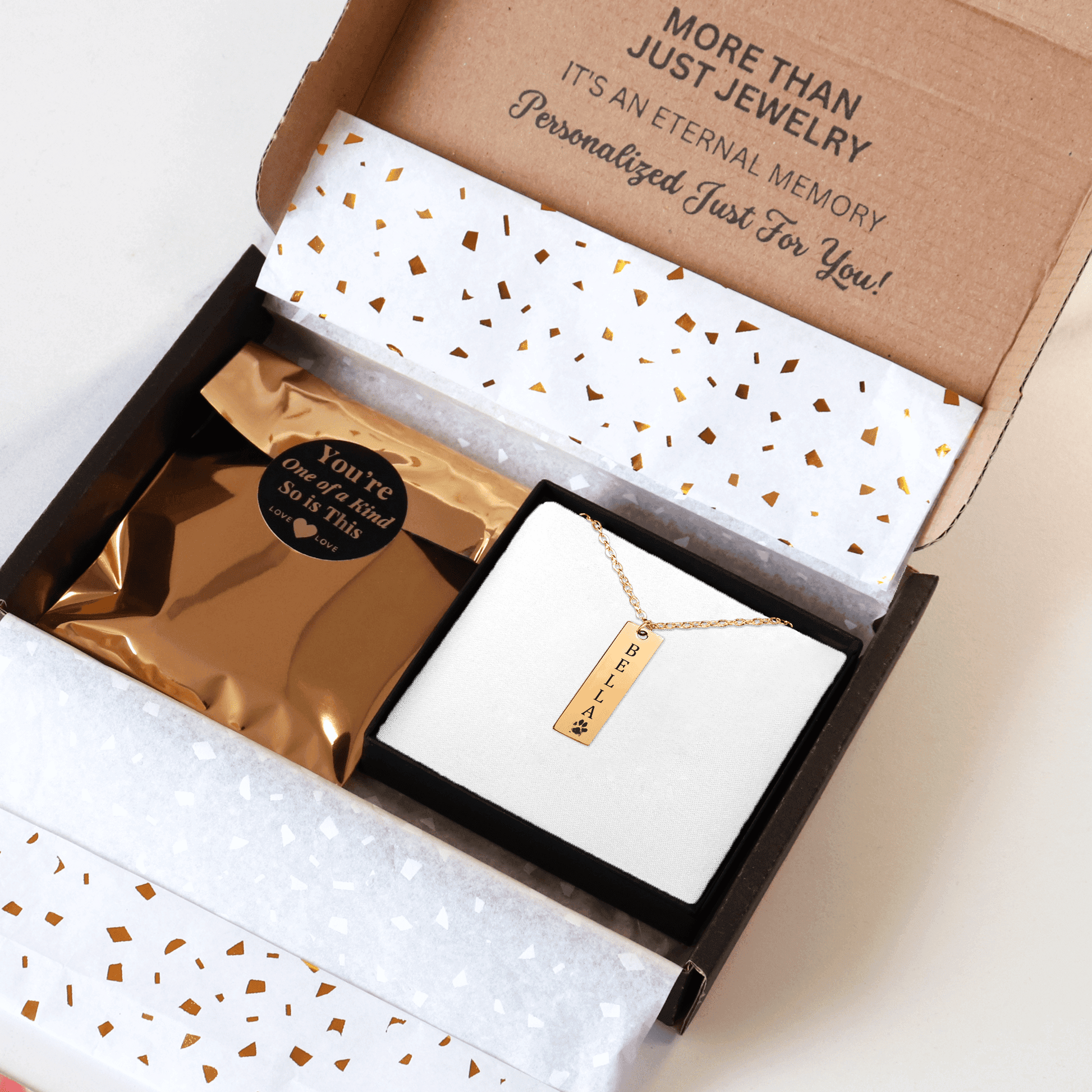 Pet's Name & Paw Print Necklace OwnPrint