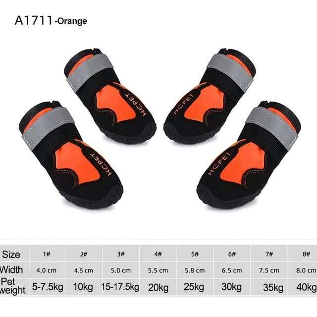 Waterproof Reflective Dog Boots - Klolan