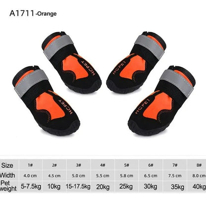 Waterproof Reflective Dog Boots - Klolan