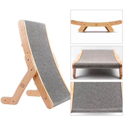 Wooden Cat Scratch Bed - Klolan