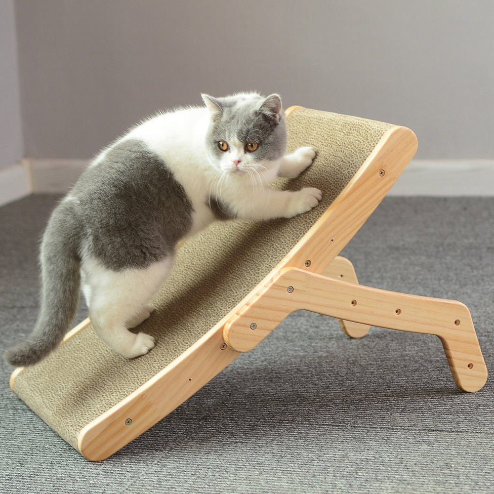 Wooden Cat Scratch Bed - Klolan