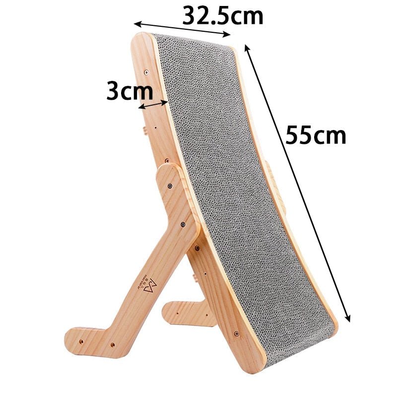 Wooden Cat Scratch Bed - Klolan