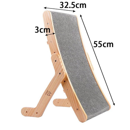 Wooden Cat Scratch Bed - Klolan